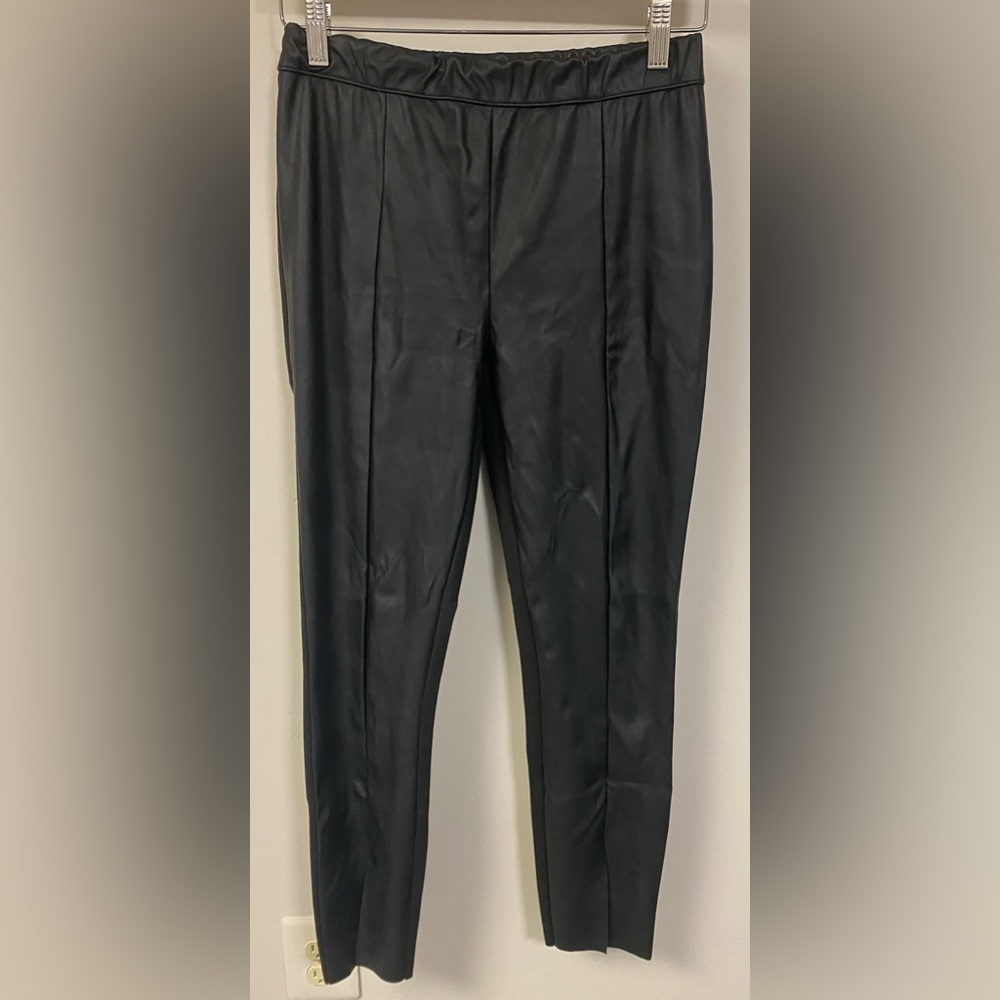 bcbgeneration faux leather pants leggings size small